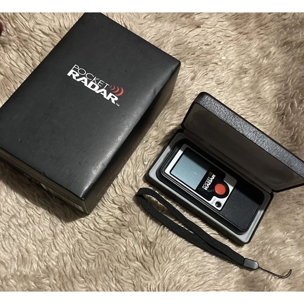 Pocket Radar PR1000 Speed Gun Hard Case Speeding Sports Baseball Racing Gift FS